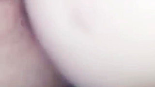 My Stepsister's Skinny Crushes My Balls with Her Little Pussy