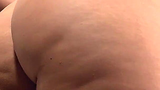Latina, Oiled Ass and a Confident Orgasm Vibrator