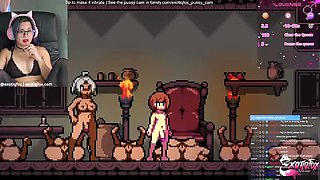 ExotiqFox JOI Solo Masturbation - Cute Asian Gamer Girl Live Stream Part 1