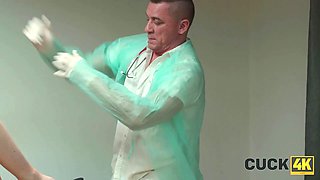 Cuck4k. physician treated my poor vulva with his shaft