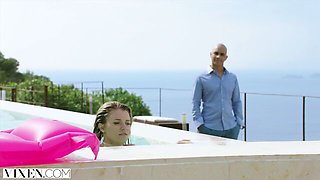 Pussy licking xxx with steamy Christian Clay and Mary Kalisy from Vixen