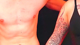 Estim Milking a Huge Orgasm Out of Him