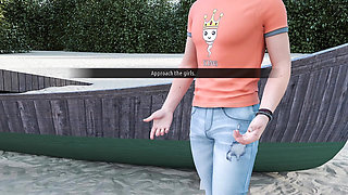 Breeze Of Passion #03 - Busty Rich Chick Gets Cum All Over Her Pretty Face