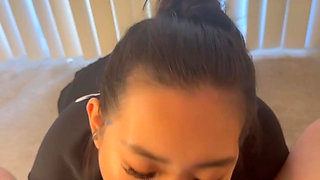 Gave My Friend His First Blowjob I Love Making Him Cum Fast