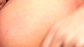 Abby sits her tight tushy down on his meaty cock