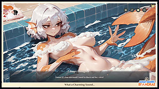 Hotel Tales: H-scene - Pasithea Masturbating by the Pool