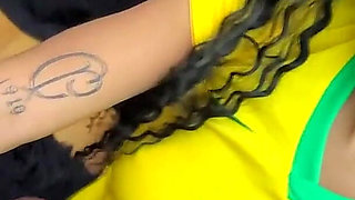 POV - Fucking the Hot Neighbor Before the Brazil World Cup Game