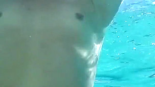 Naughty Brazilian Babe Chilling in the Pool