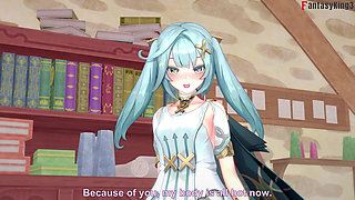 Faruzan blowjob - Genshin Impact