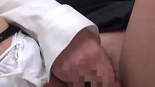 Black Stockings Stewardess Married Woman Trained with Toys - Aoki Misora