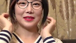Korean Beauty with Her Glasses - Secretly Ample Bust Are Just Begging to Be Squeezed