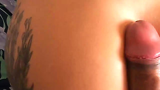 Oiled up Big Booty PAWG Gets Pussy Fucked in by BBC