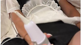 A Beautiful Maid Licks His Nipples And Inserts Them Raw