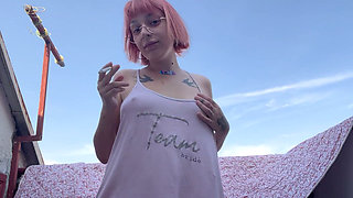 Smoking-and-teasing-you