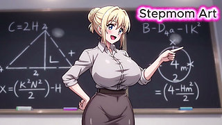 JOI Stepmom Naughty Teacher Play - Come with me 100% You'll cum - Dirty Talk