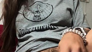 Cute amateur webcam teen girl toying pussy on webcam
