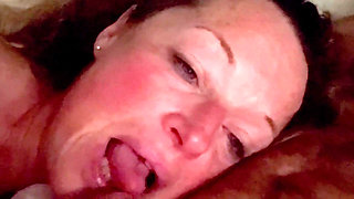 Wife Wakes up and Sucks Cock