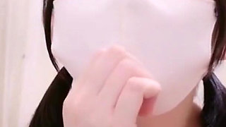 Pale Cute Woman with Natural Charm, Playful Curiosity Captured in Intimate Self-focused Moment 2nd