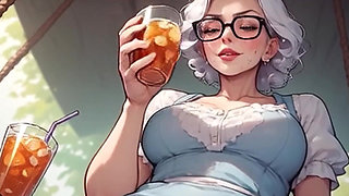 Waifu Mature Teacher POV - Sunflower Dress Bench Close-up Teasing & Fucking (1m Tease))