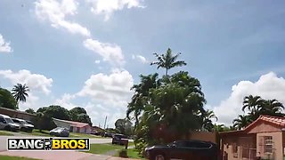 Bangbros - stunning juniper ren’s Tight Pussy grabs hard as she gets pounded and glazed on the bang bus