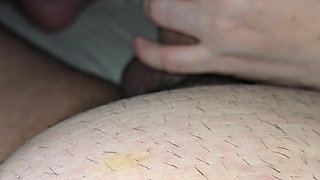 Step Mom Can't Lie Alone on Vacation and Comes to Step Son Bed anf handjob his dick