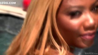 Ebony Curvy Passion Ignites in Hardcore Interracial Big-Butt Heat