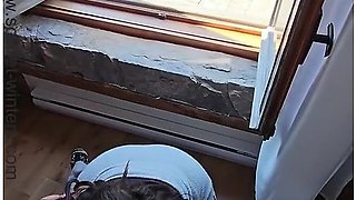 Horny Teacher Gives Her Students Dad A Quick Blowjob During A Field Trip