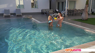 Pool Fun with Hot Girls