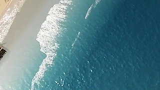 Nexus-3 Oasis - Busty Brunette Fatima Sucks Cock & Rides Hard in Her Beach Cabana