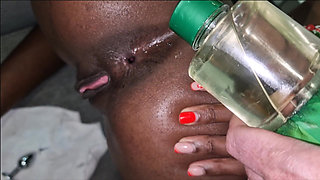 Petite Ebony Asshole Gaping