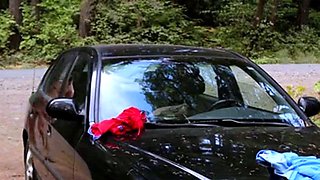 Big-Cock Hunk Jerks Off Outdoors