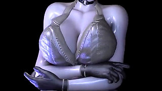 3D Huge Boobs Cosplay Model Got Her Asshole Fucked so Hard