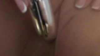 Dangling Smoking Vibrator Masturbation in the Office