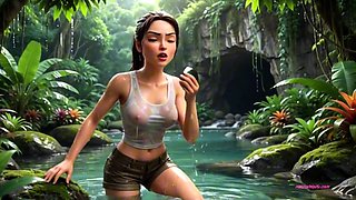 Lara Croft uncovers a mystical Amazon secret - AI Animation