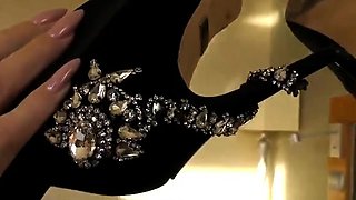 Hot blonde and redhead give hardcore pov blowjob