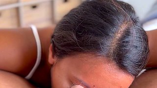 Amateur teen Blowjob with hardcore drilling