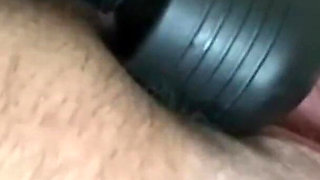 Rubbing Squeezing My Tits Stimulating My Clit with Wand
