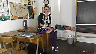 Pixiee; Stroke & Cum All Over Her Face & Glasses