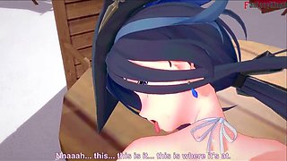 Clorinde rock hard penetrated in a bathing suit - Genshin Influence