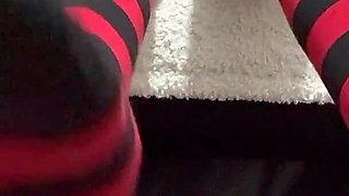 Giantess Stepsister Humiliates Tiny Toy Car, Steps on It and Masturbates While Stomping on It, Then Plays with It