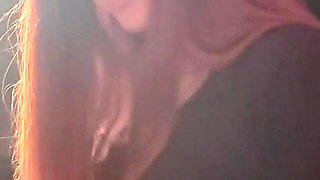 Smoking a Cigarette Big Boobs Dildo Play
