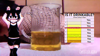 A Little Femboy Destroys His Ass with a Hard Anal, Swallows Piss and Swallows Cum