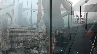 Bubble butt Asian GF day out and fucking BF once back home