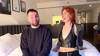 Behind the Scenes with Tall Redhead MILF, Pixie Pink, and Andres Acosta