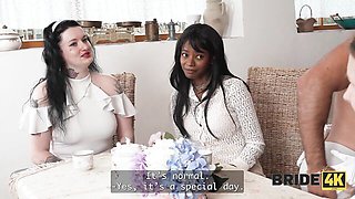 Marica Chanelle Bridal Veil Blowjob By Fireplace