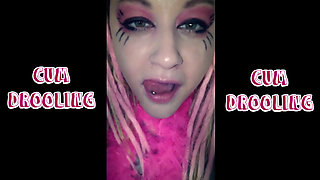 Cum drooling with slurping sounds extended