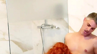 Passionate Sex in the Bathroom, Italian and Latina