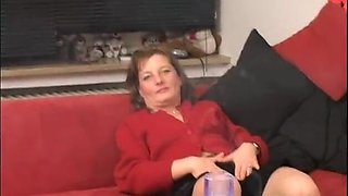 Real Crazy Housewife Does It with A few Fuck sticks