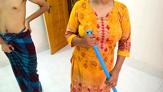 Bangladeshi maid Fucked by her boss whole she working