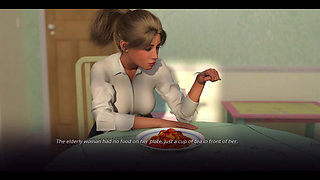 Village Slut Tranformation - Meeting Strange Old Granny
